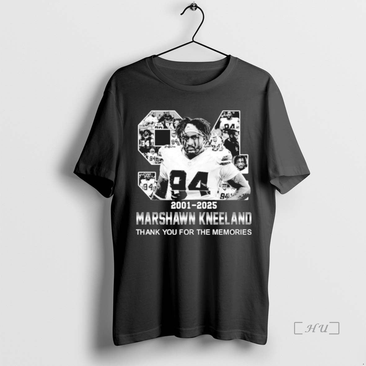Officials Marshawn Kneeland 2001 2025 Thank You For The Memories Shirt Hoodie Sweatshirt | PurePodTees.com