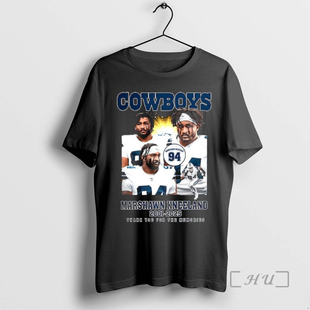 Officials Marshawn Kneeland Dallas Cowboys Number 94 2001 2025 Thank You For The Memories Premium Shirt Hoodie Sweatshirt