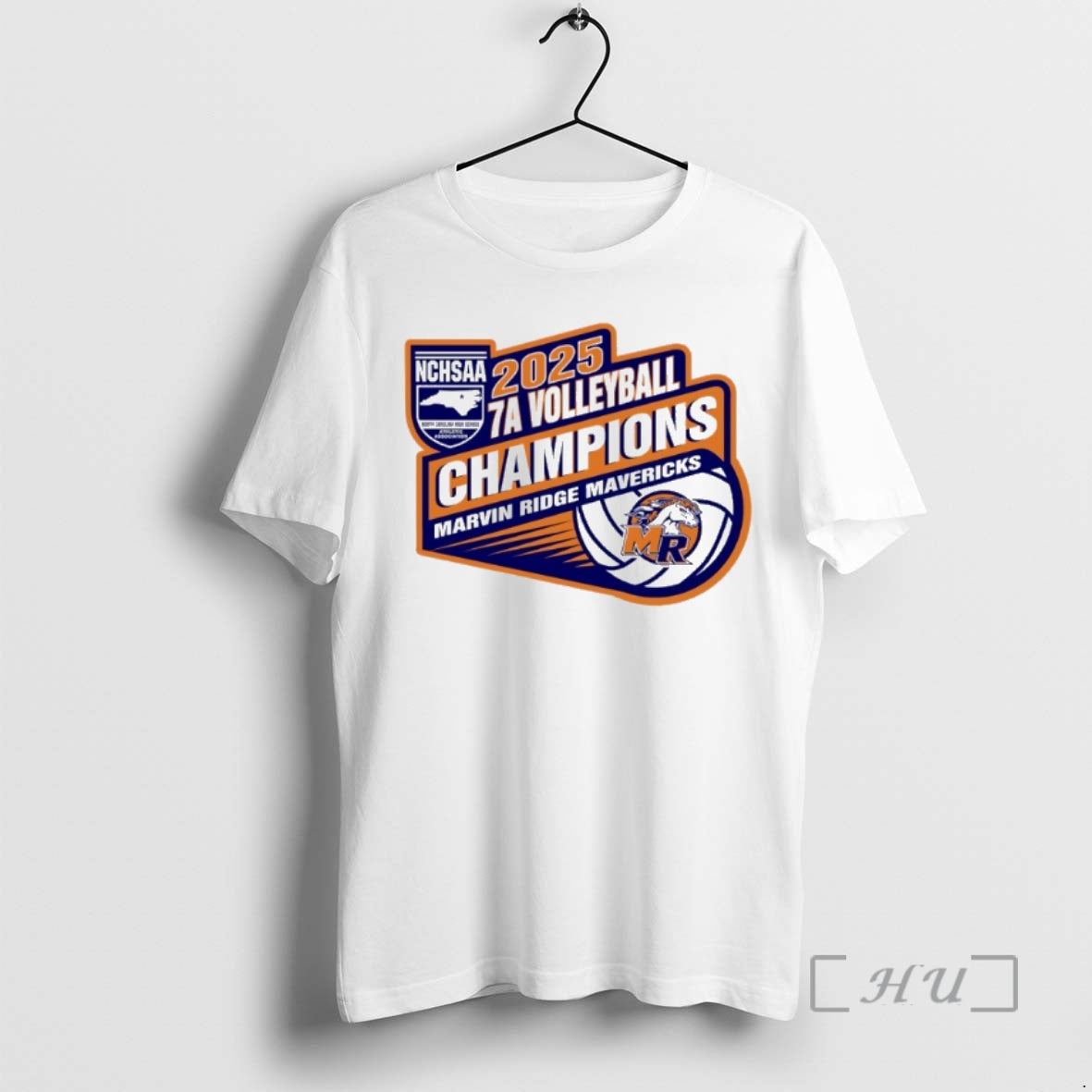 Officials Marvin Ridge Mavericks 2025 Nchsaa 7a Volleyball Champions Shirt Hoodie Sweatshirt | PurePodTees.com