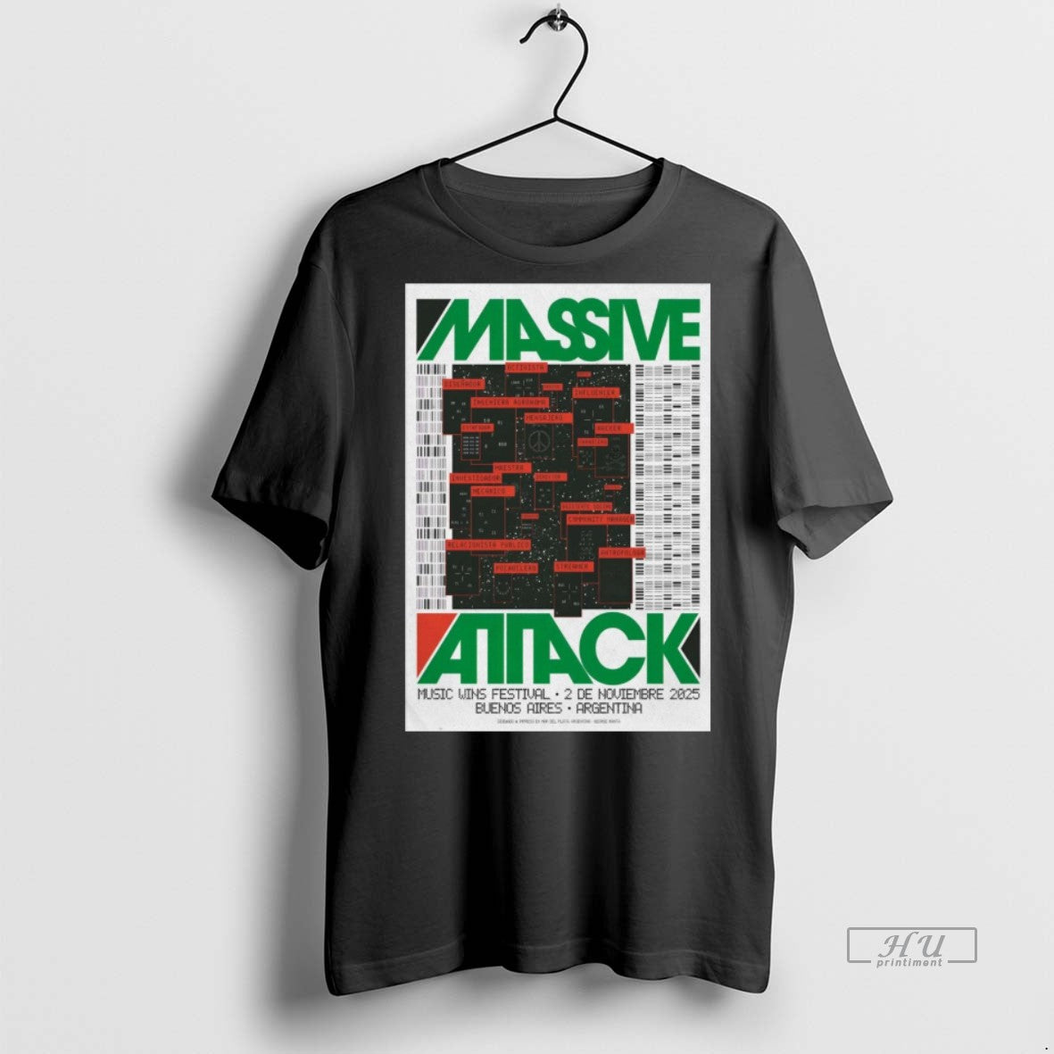 Officials Massive Attack Music Wins Festival On November 2 2025 Buenos Aires Argentina Shirt Hoodie Sweatshirt