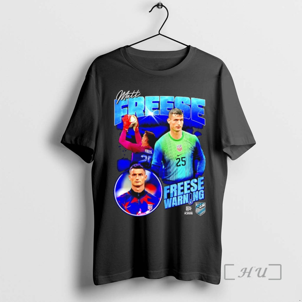 Officials Matt Freese Warning Usmnt Player Collage T Shirt Sweater