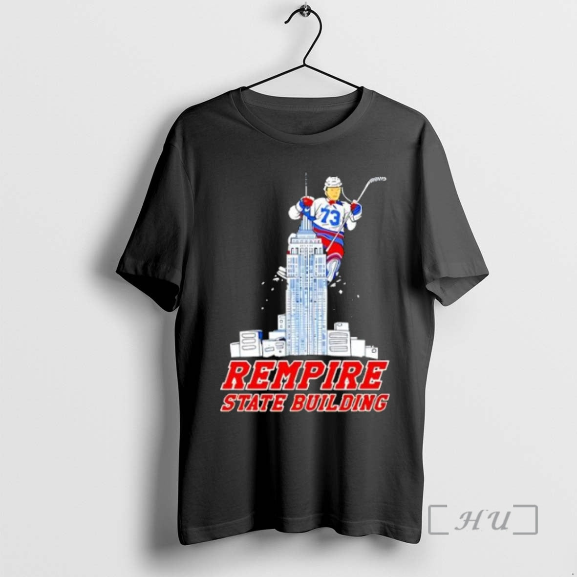 Officials Matt Rempe 73 Empire State Building New York Rangers Shirt Hoodie Sweatshirt | PurePodTees.com