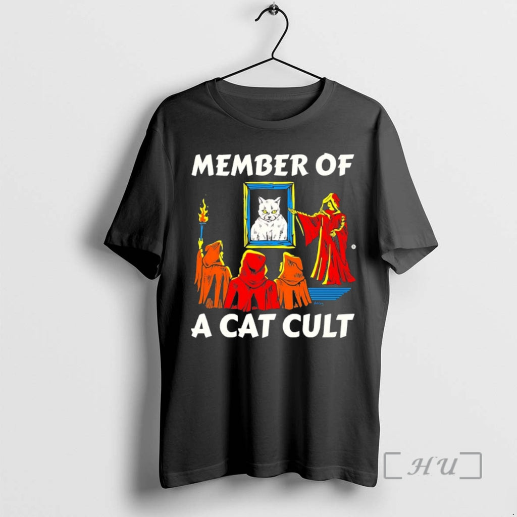Officials Member Of A Cat Cult Shirt Hoodie Sweatshirt | PurePodTees.com