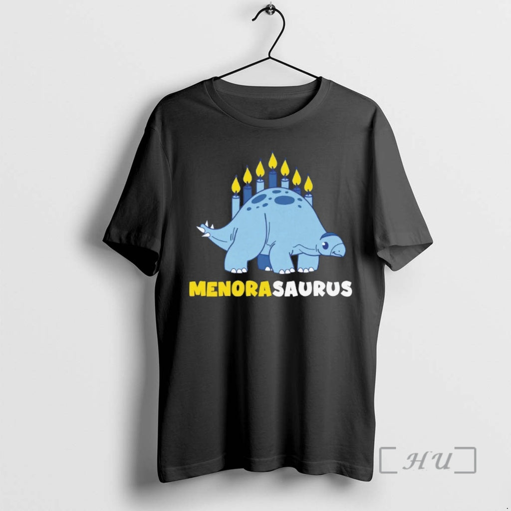 Officials Menorasaurus Hanukkah Shirt Hoodie Sweatshirt | PurePodTees.com