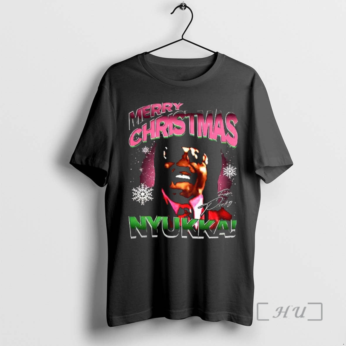 Officials Merry Christmas Nyukka Pinky Signature Shirt Hoodie Sweatshirt | PurePodTees.com