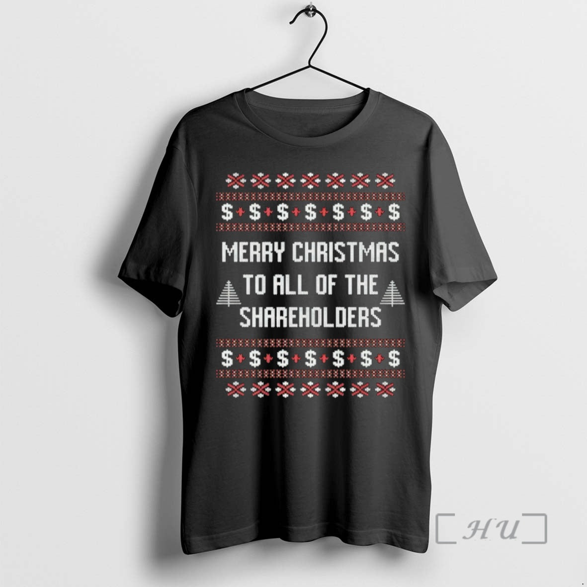 Officials Merry Christmas To All Of The Shareholders Ugly Christmas Shirt Hoodie Sweatshirt | PurePodTees.com