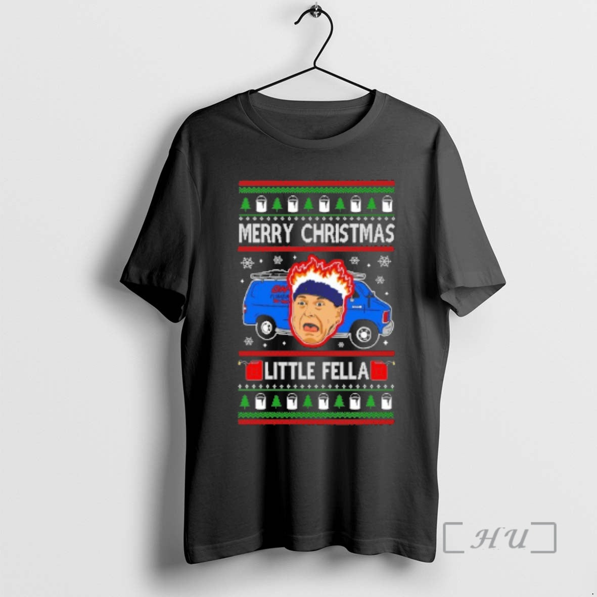 Officials Merry Little Fella Funny 90s Harry Movie Quote Ugly Christmas Sweat Premium T Shirts Hoodie Sweatshirt