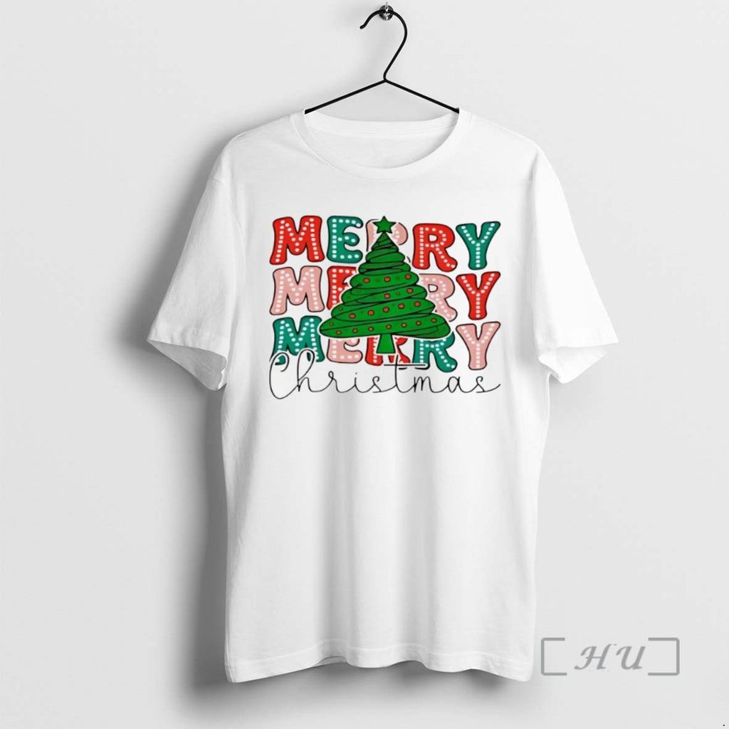 Officials Merry Merry Merry Christmas Tree T Shirt Sweater