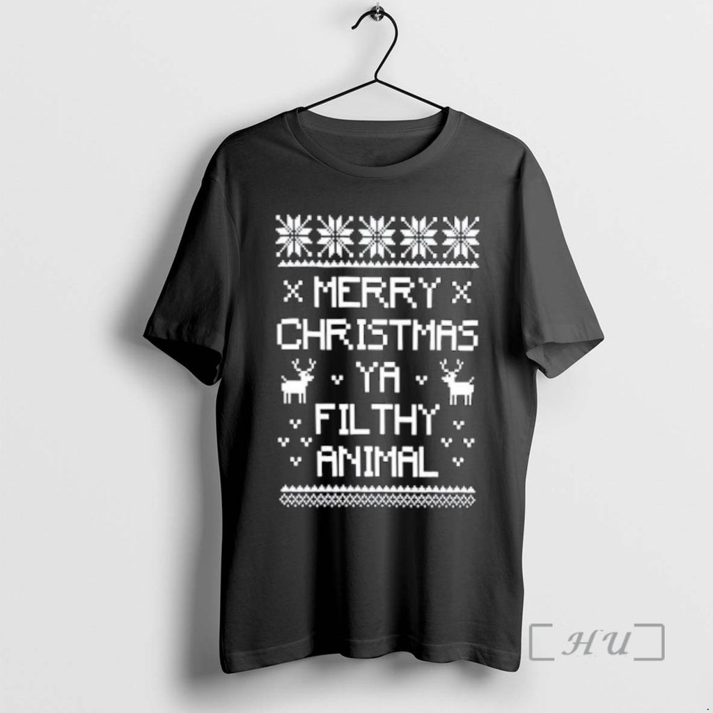 Officials Merry Ya Filthy Animal Ugly Christmas Ornaments Shirt Hoodie Sweatshirt | PurePodTees.com