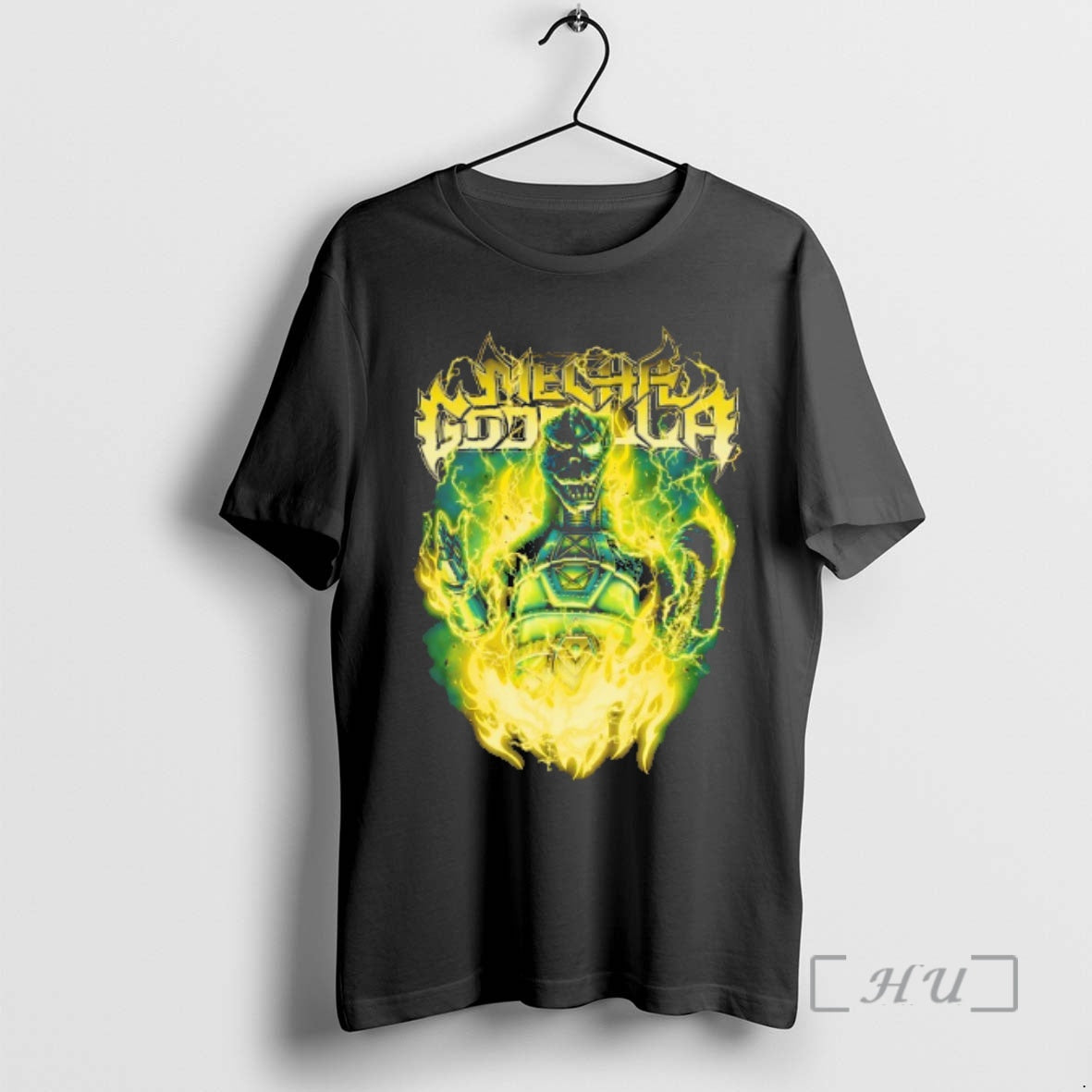 Officials Metalcropolis Mechagodzilla Heavy Metal Shirt Hoodie Sweatshirt | PurePodTees.com