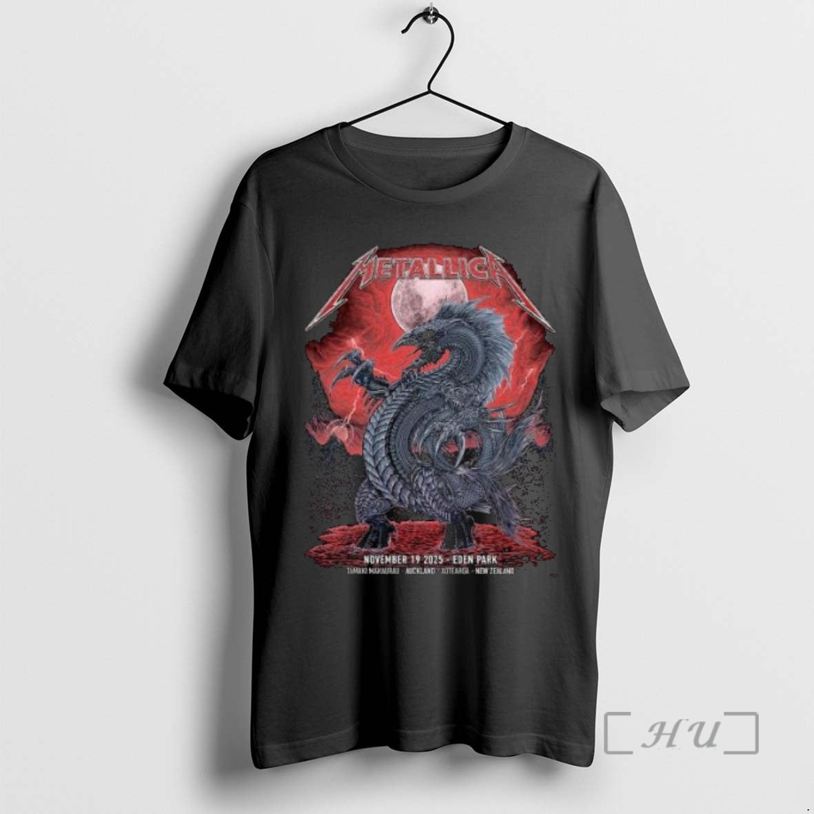 Officials Metallica M72 Auckland New Zealand On November 19 2025 The Blood Moon Dragon Circle Shirt Hoodie Sweatshirt