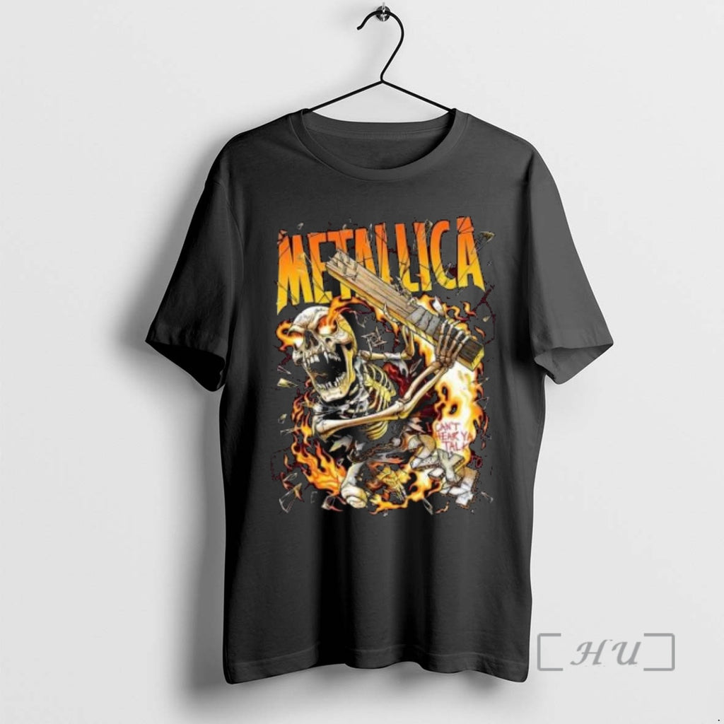 Officials Metallica Tour I Cant Hear Ya Talk To 2 X 4 Shirt Hoodie Sweatshirt | PurePodTees.com
