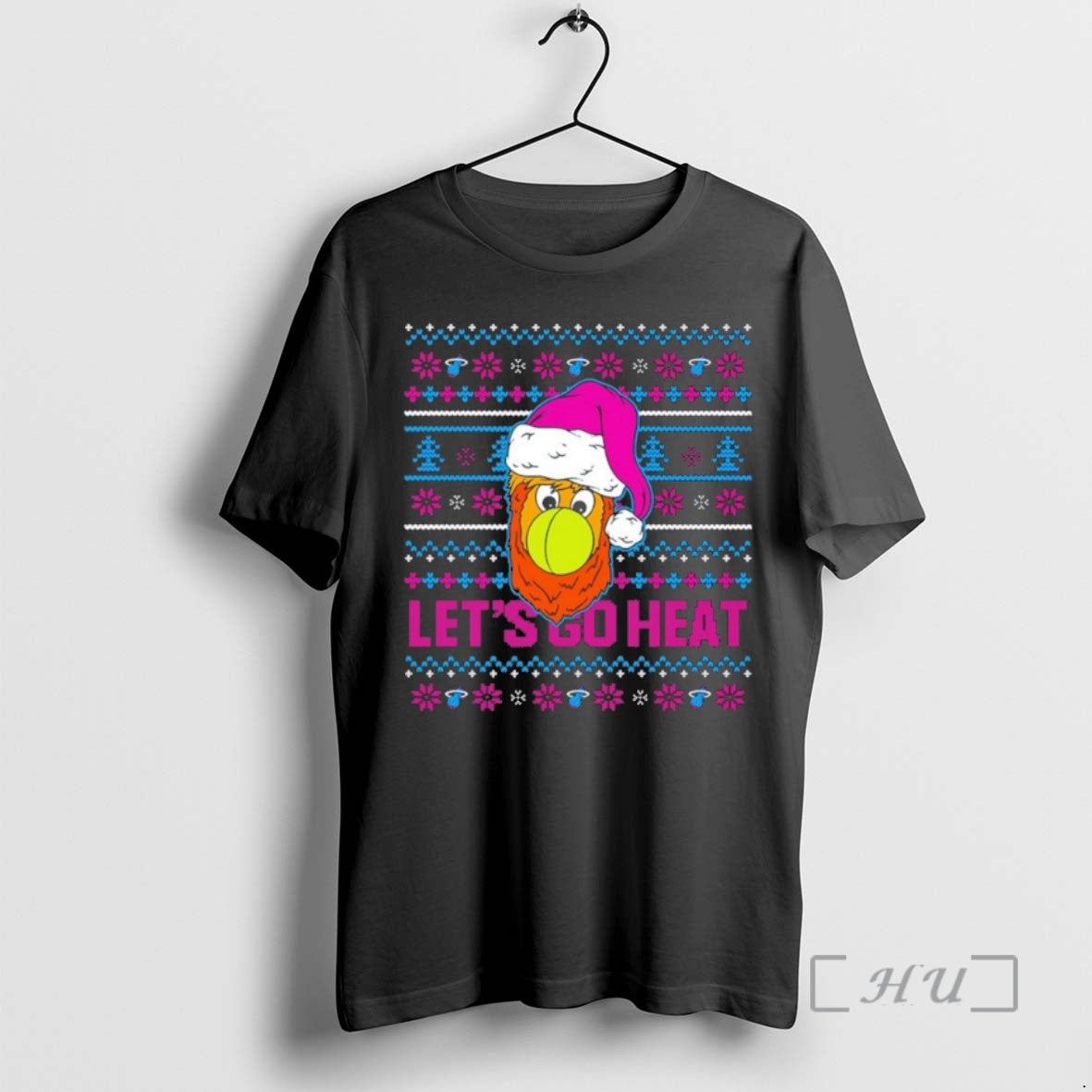 Officials Miami Heat Lets Go Heat Christmas Shirt Hoodie Sweatshirt | PurePodTees.com