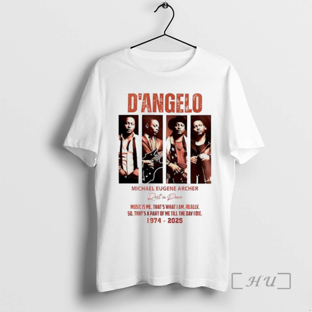 Officials Michael Eugene Archer Legendary Rb Singer Dangelo Rest In Peace T Shirt Sweater