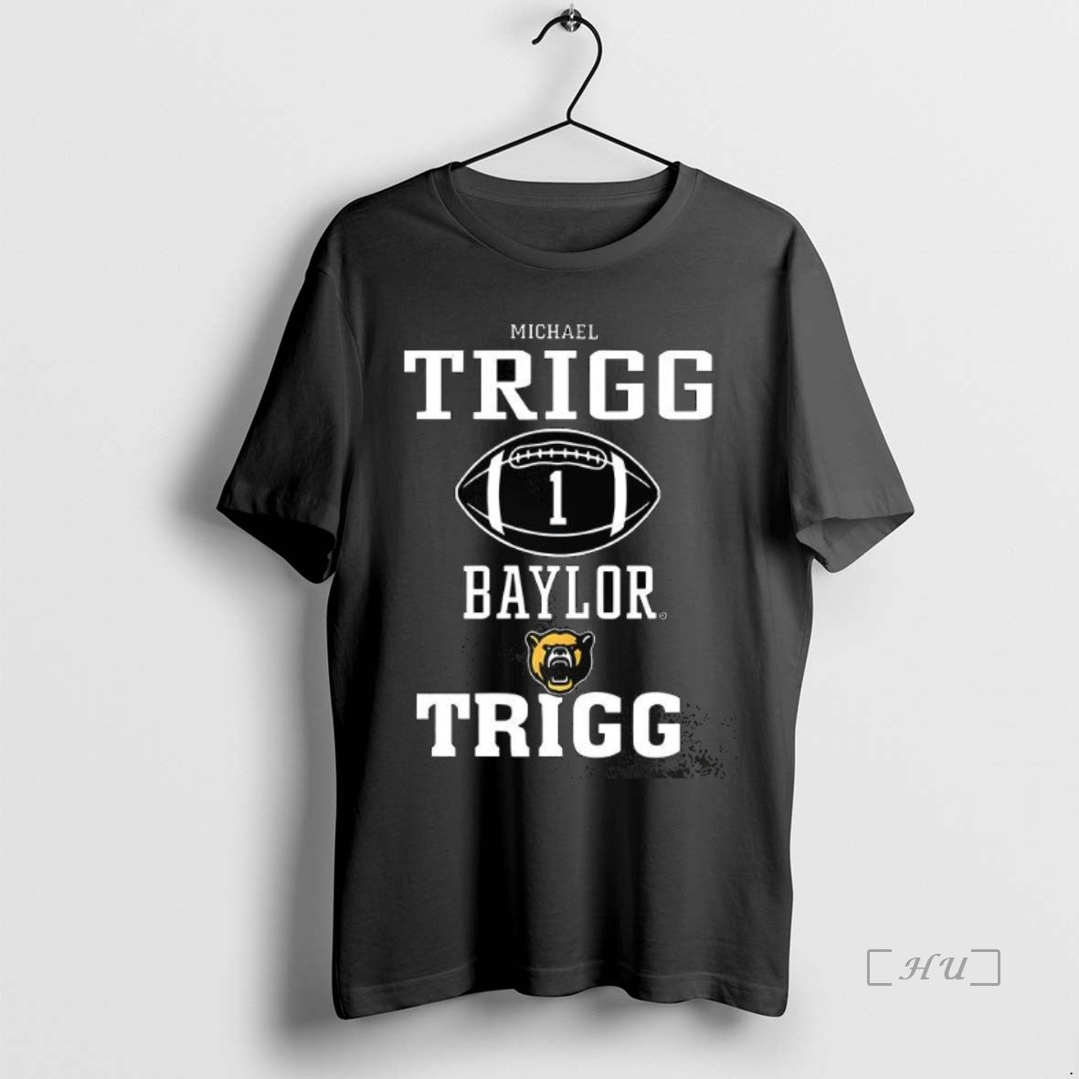 Officials Michael Trigg Baylor Bears Football Number 1 Logo Shirt Hoodie Sweatshirt | PurePodTees.com