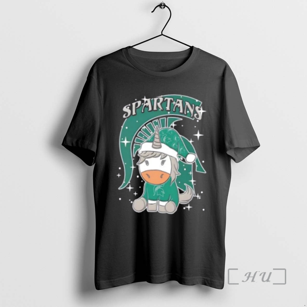 Officials Michigan State Spartans Football X Unicorn Merry Christmas Shirt Hoodie Sweatshirt | PurePodTees.com