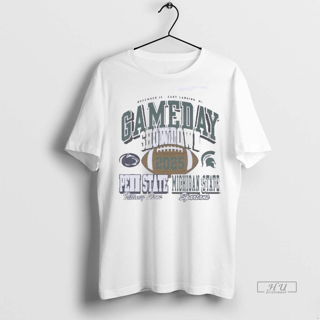 Officials Michigan State Spartans Vs Penn State Nittany Lions 2025 Gameday Showdown Premium Shirt Hoodie Sweatshirt