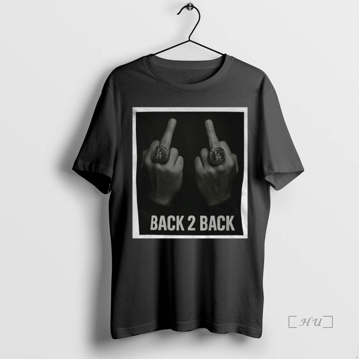 Officials Middle Finger Rings Champs Back 2 Back Los Angeles Dodgers 2025 World Series Champions Shirt Hoodie Sweatshirt