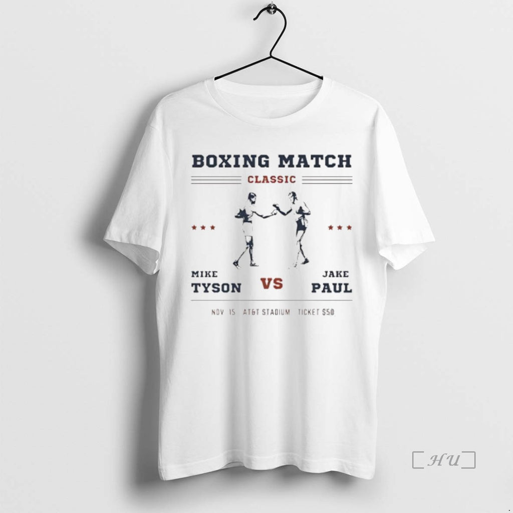 Officials Mike Tyson Jake Paul Boxing Match 15th Nov Shirt Hoodie Sweatshirt | PurePodTees.com