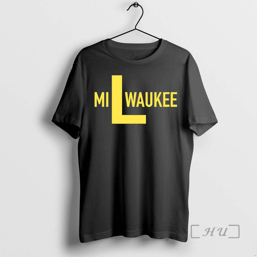 Officials Milwaukee Brewers Celebrate With L Flag T Shirt Sweater