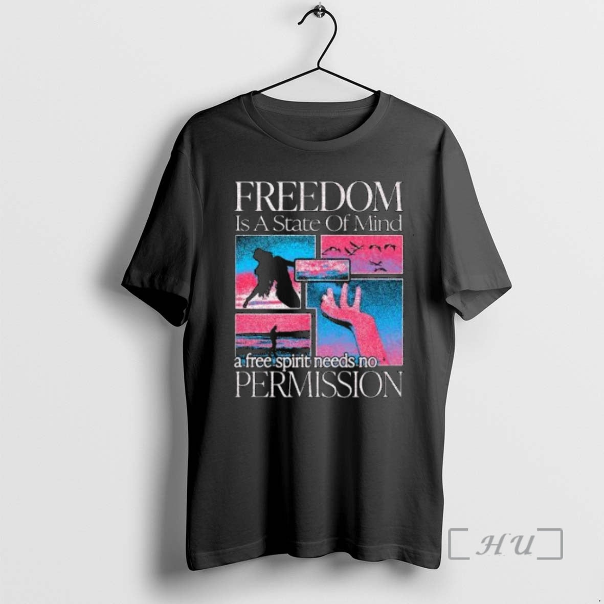 Officials Mindful Freedom Manifesto Washed Circle Black Shirt Hoodie Sweatshirt | PurePodTees.com