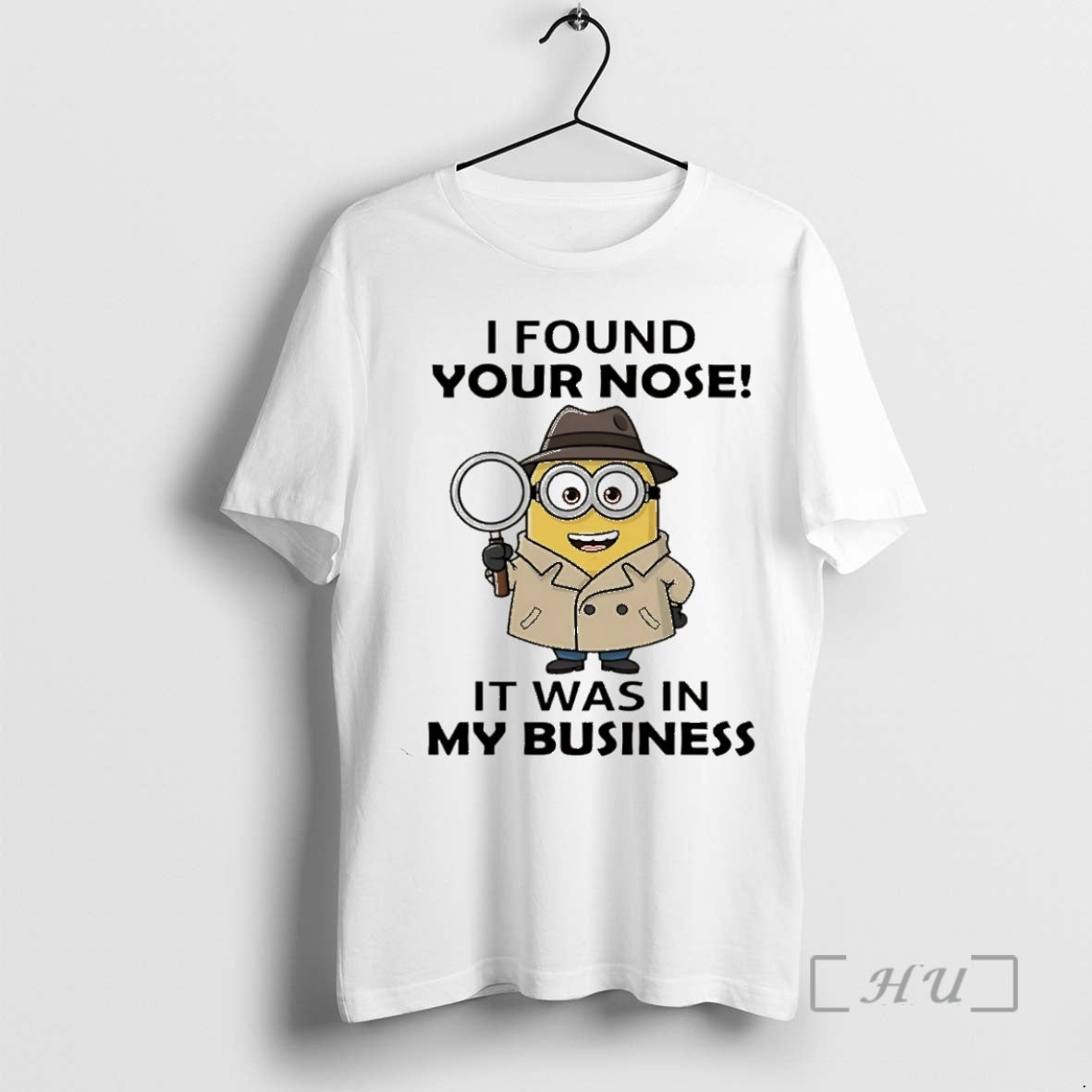 Officials Minion I Found Your Nose It Was In My Business Christmas Premium T Shirts Hoodie Sweatshirt | PurePodTees.com
