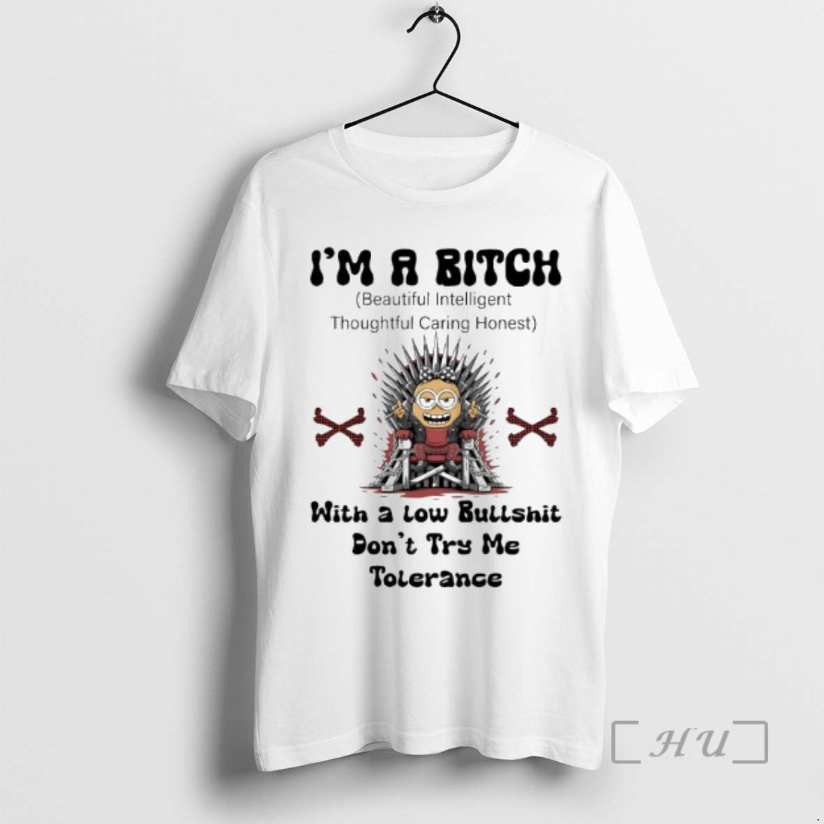 Officials Minion Im A Bitch Beautiful Intelligent Thoughtful Caring Honest With A Low Bullshit Tolerance Shirt Hoodie...