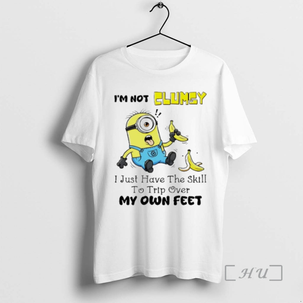 Officials Minion Im Not Clumsy I Just Have The Skill To Trip Over My Own Shirt Hoodie Sweatshirt | PurePodTees.com