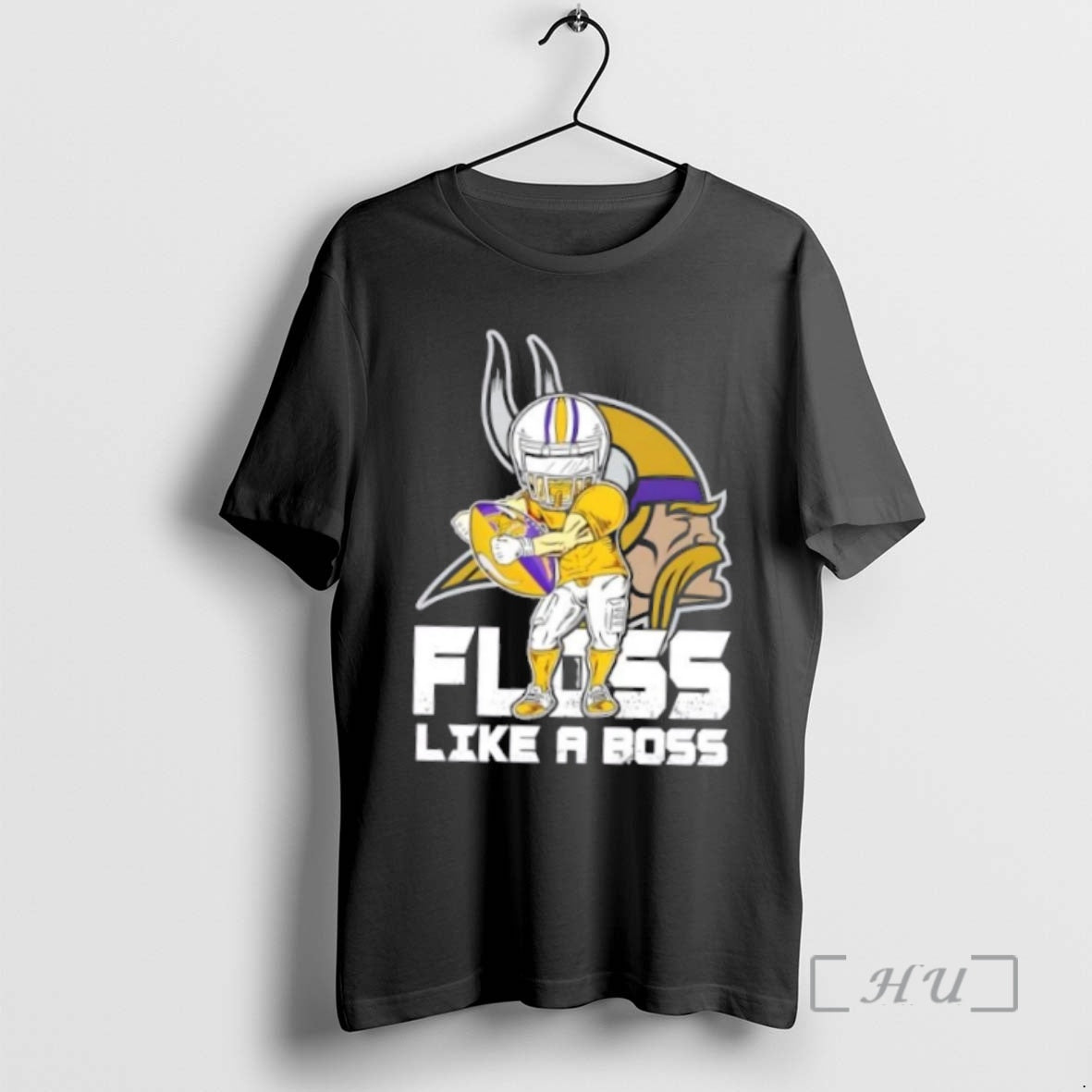 Officials Minnesota Vikings Floss Like A Boss Shirt Hoodie Sweatshirt | PurePodTees.com