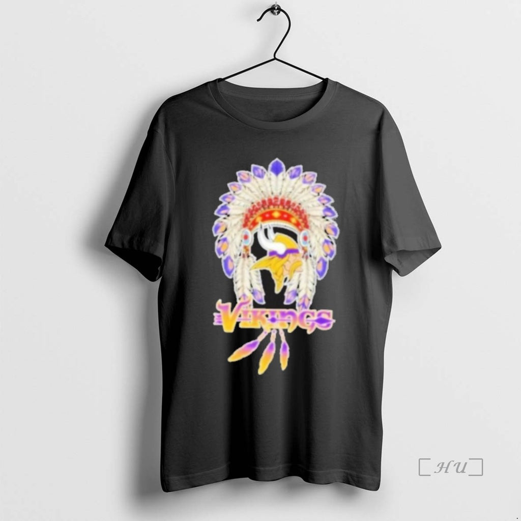 Officials Minnesota Vikings Football X Native American Premium Shirt Hoodie Sweatshirt | PurePodTees.com
