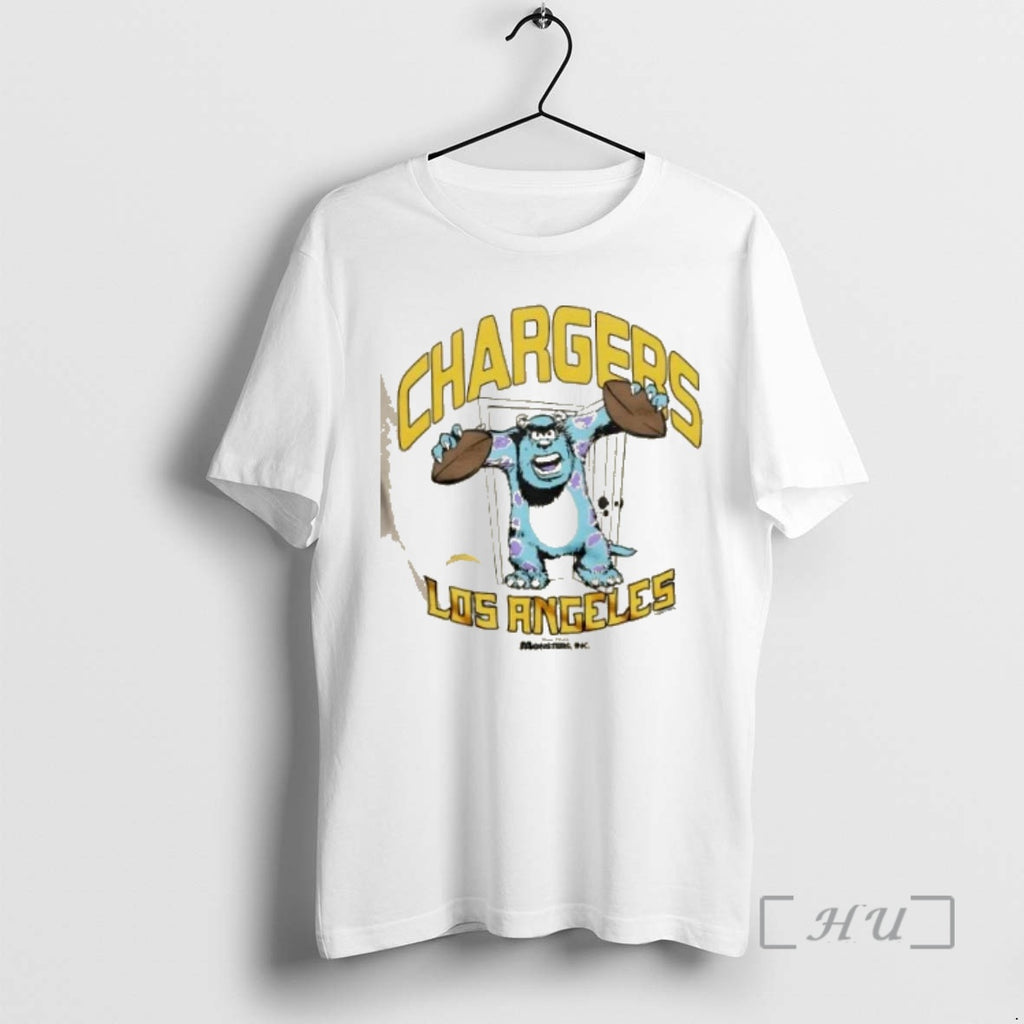 Officials Monsters Inc Sully X Los Angeles Chargers Football Shirt Hoodie Sweatshirt | PurePodTees.com