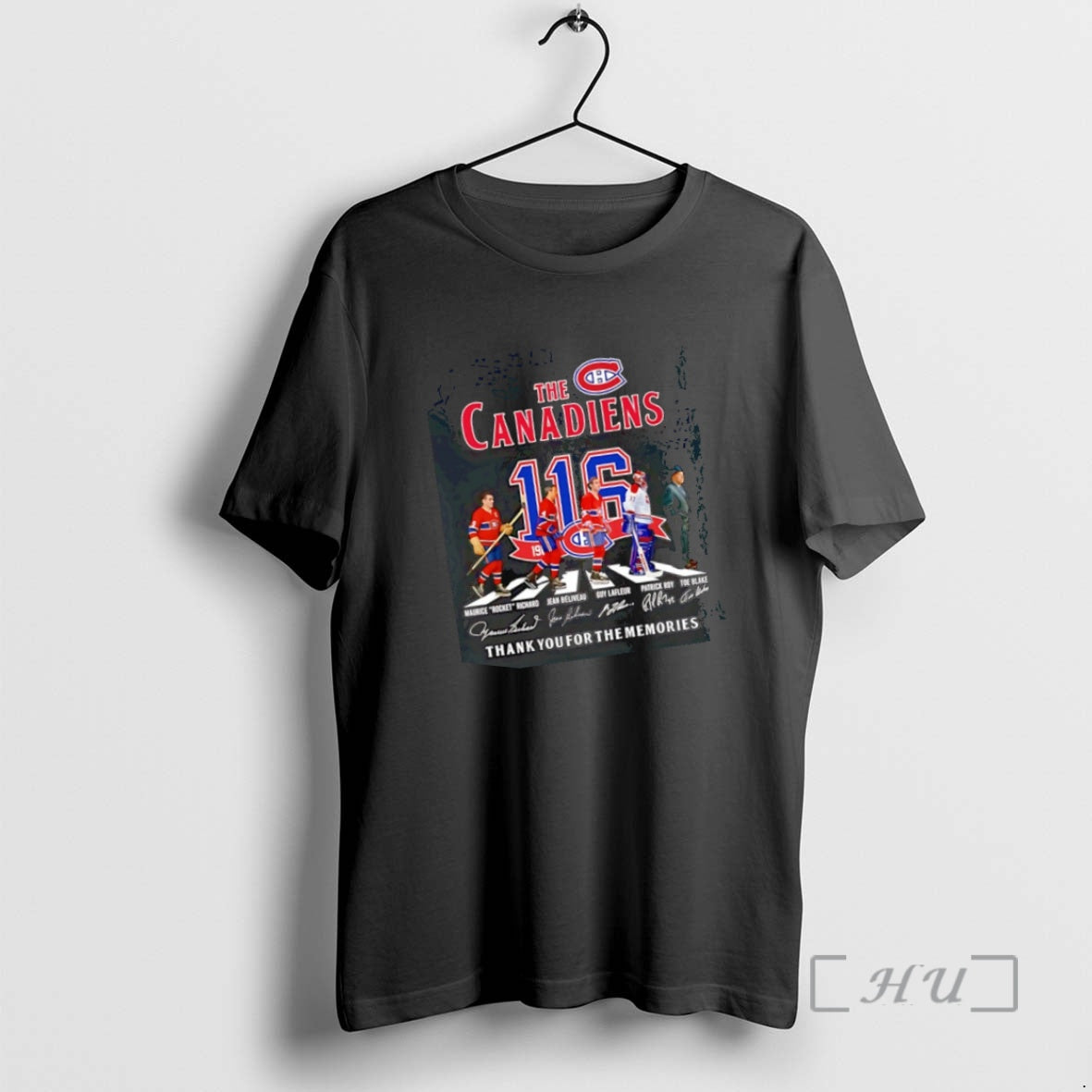 Officials Montreal Canadiens 116 Years Anniversary Thank You For The Memories Signatures Premium T Shirts Hoodie Sweatshirt