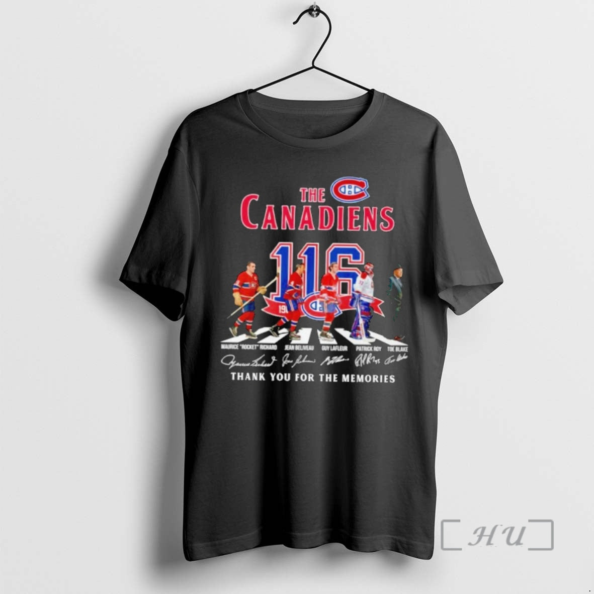 Officials Montreal Canadiens 116th Anniversary 1909 2025 Thank You For The Memories Signatures Premium Shirt Hoodie...