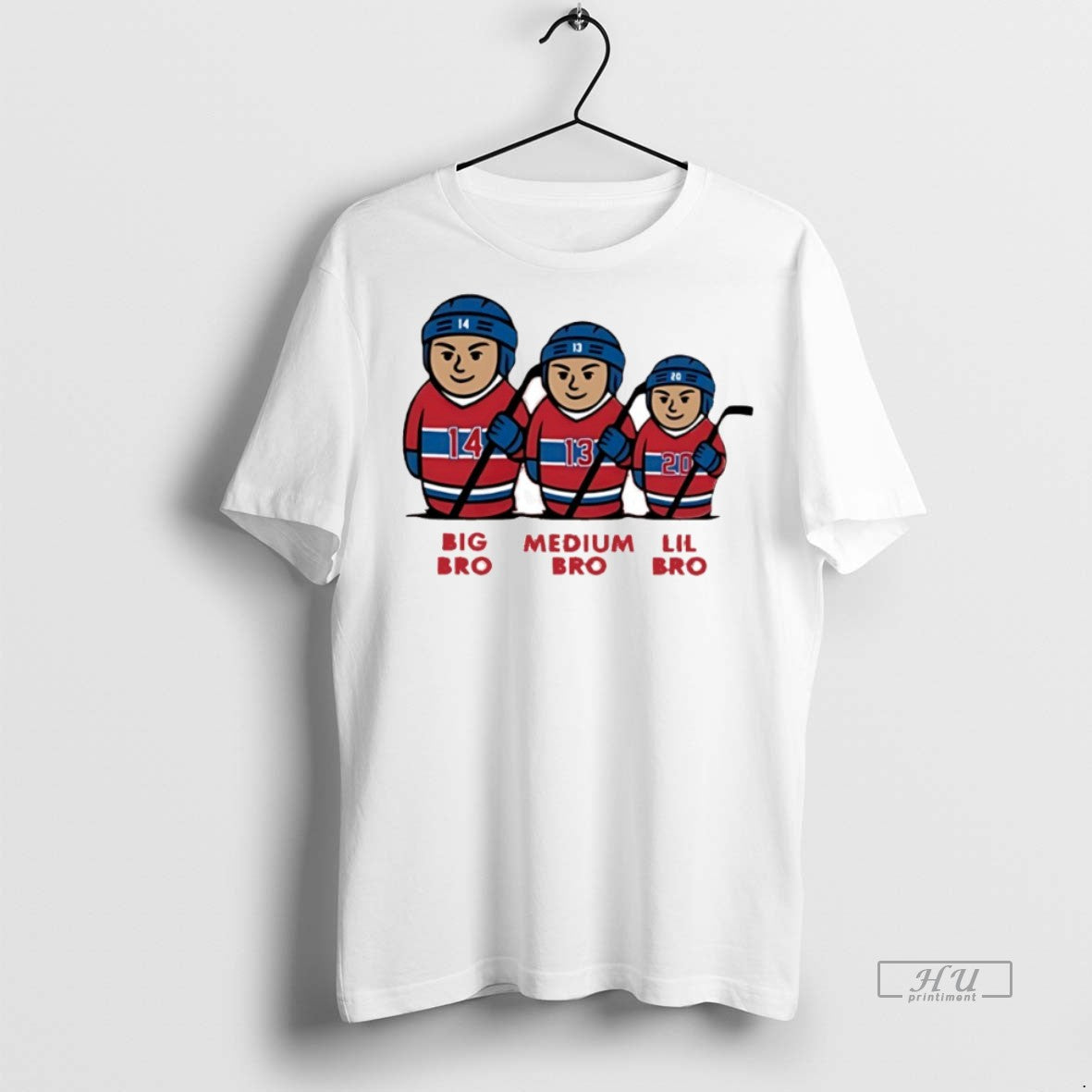 Officials Montreal Canadiens 3 Bros Big Bro Medium Bro Lil Bro Circle Premium Shirt Hoodie Sweatshirt | PurePodTees.com
