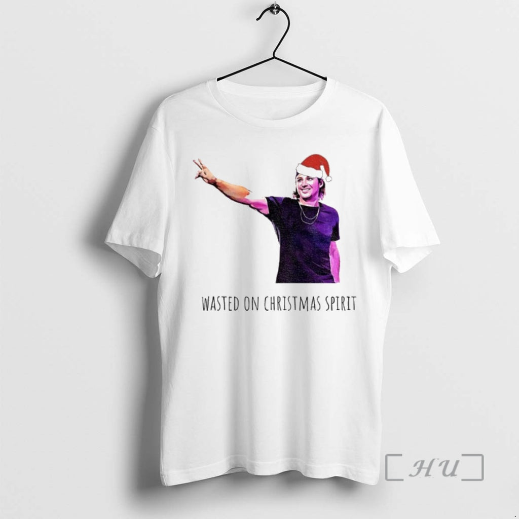 Officials Morgan Wallen Santa Hat Wasted On Christmas Spirit Shirt Hoodie Sweatshirt | PurePodTees.com