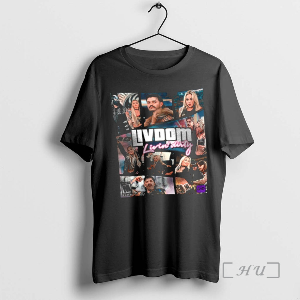 Officials Morgan X Mysterio Liv Dom Livin Dirty Shirt Hoodie Sweatshirt | PurePodTees.com