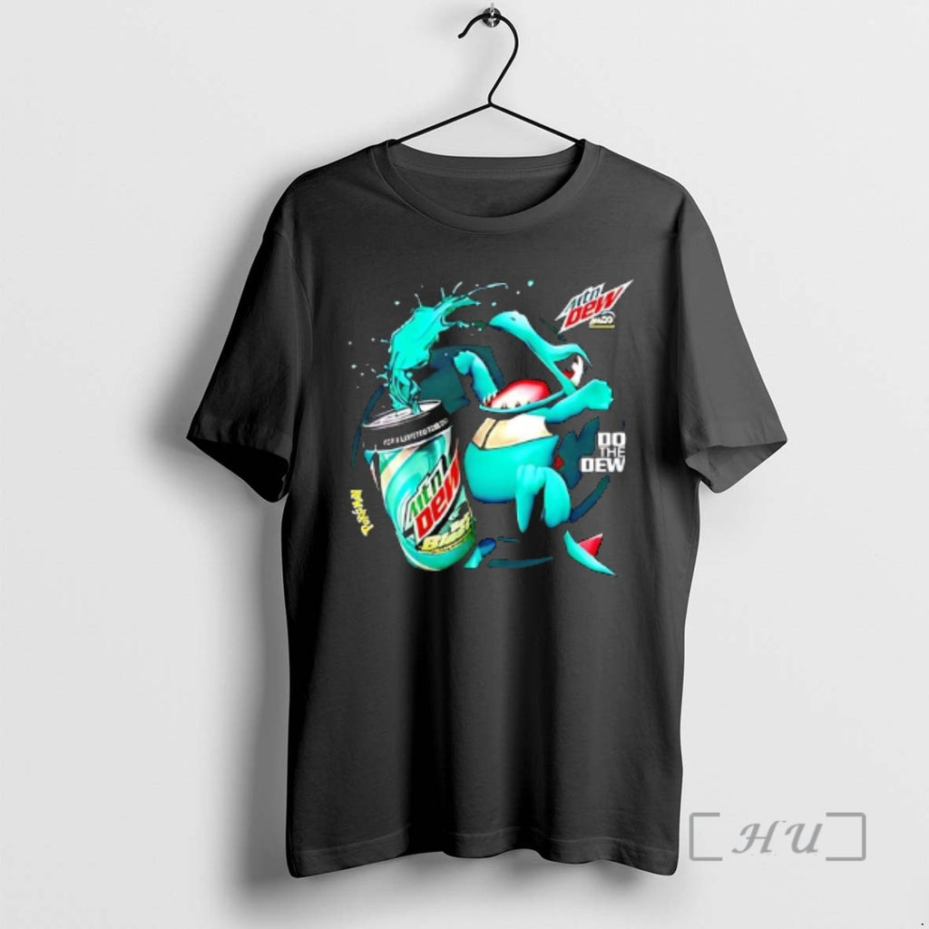 Officials Mountain Dew Baja Blast Graphic Shirt Hoodie Sweatshirt | PurePodTees.com