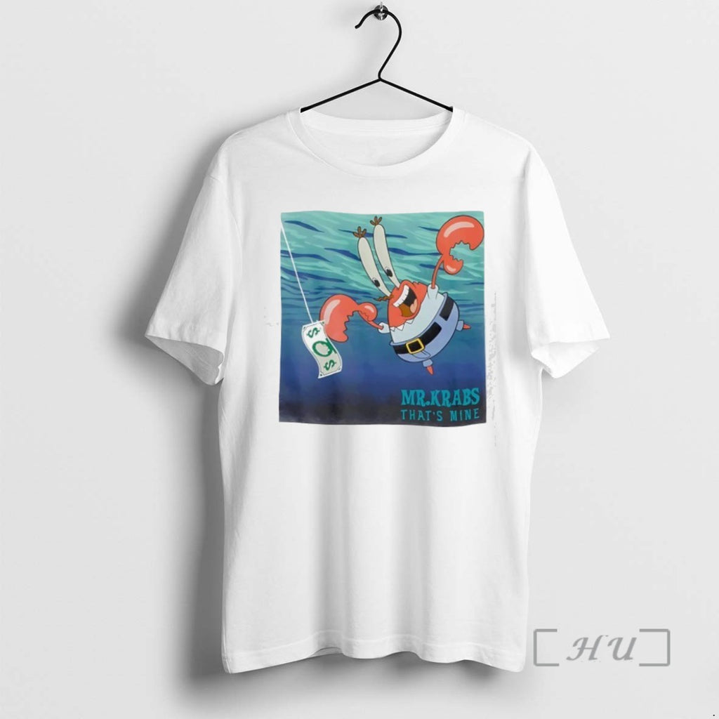 Officials Mr Krabs Thats Mine Cartoon T Shirt Sweater