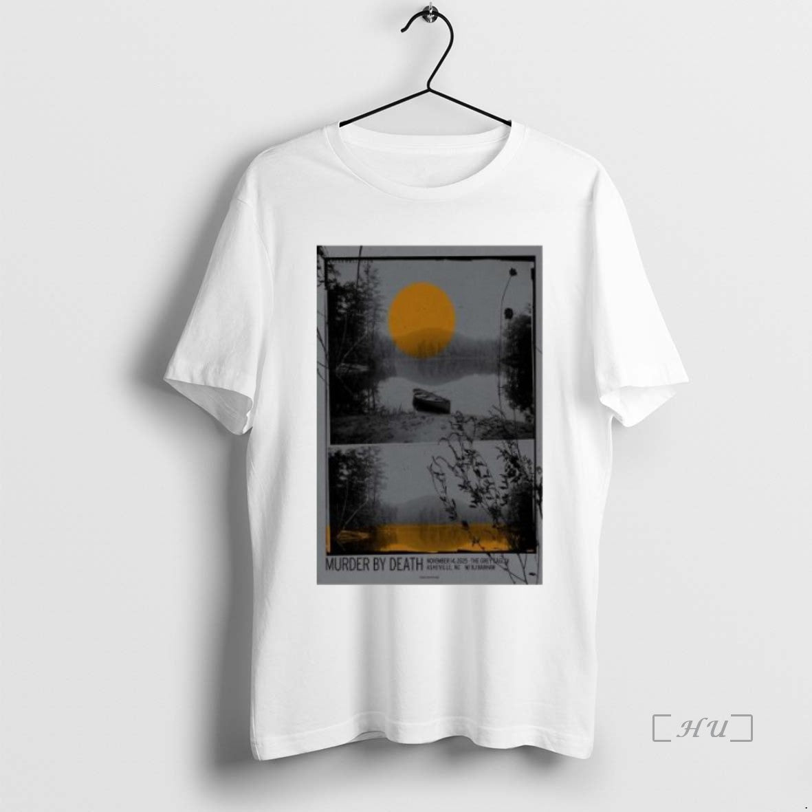 Officials Murder By Death The Grey Eagle Asheville Nc Nov 14 2025 Circle White Premium Shirt Hoodie Sweatshirt