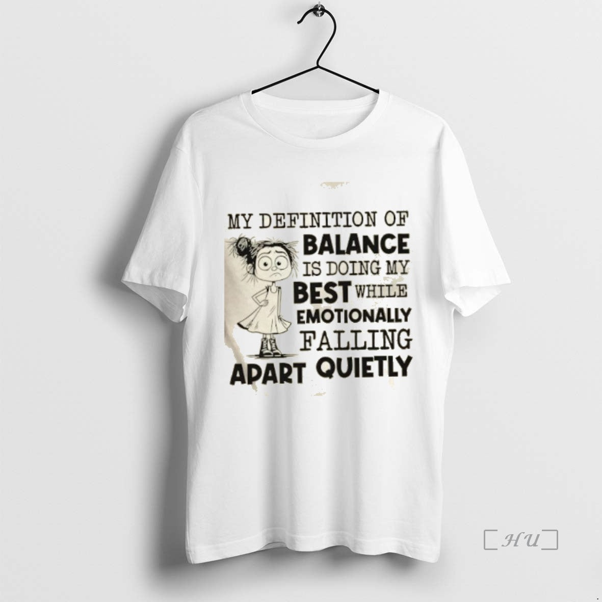 Officials My Definition Of Balance Is Doing My Best While Emotionally Falling Apart Quietly Premium Shirt Hoodie Sweatshirt