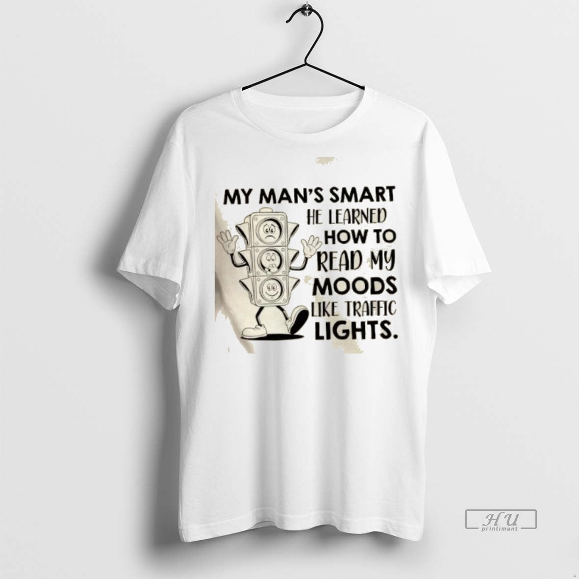 Officials My Mans Smart He Learned How To Read My Moods Like Traffic Lights Premium Shirt Hoodie Sweatshirt | PurePodTees.com
