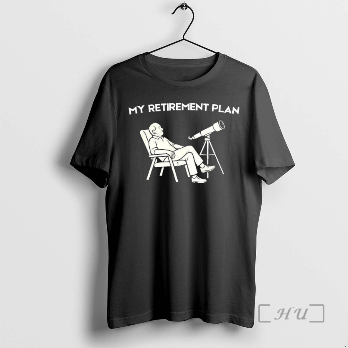 Officials My Retirement Plan Stargazing Telescope Shirt Hoodie Sweatshirt | PurePodTees.com