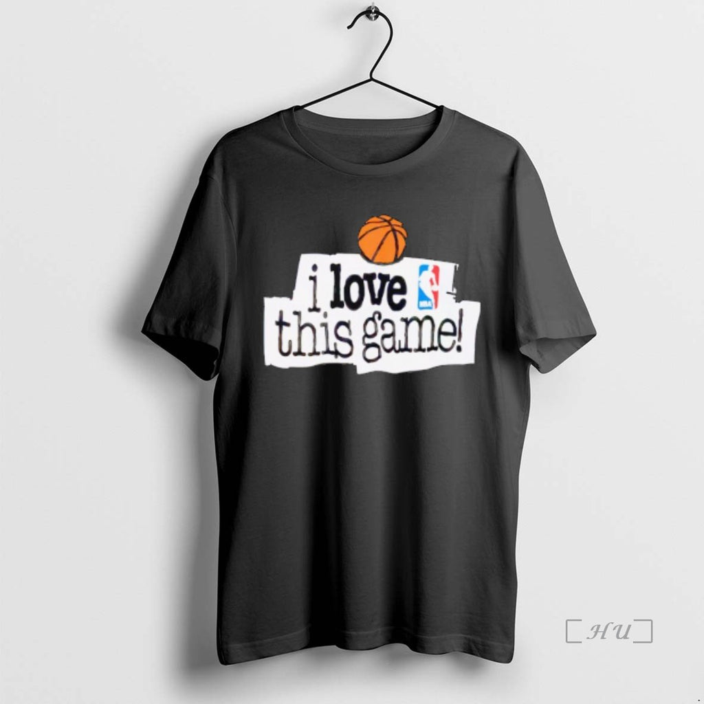 Officials Nba I Love This Game Shirt Hoodie Sweatshirt | PurePodTees.com