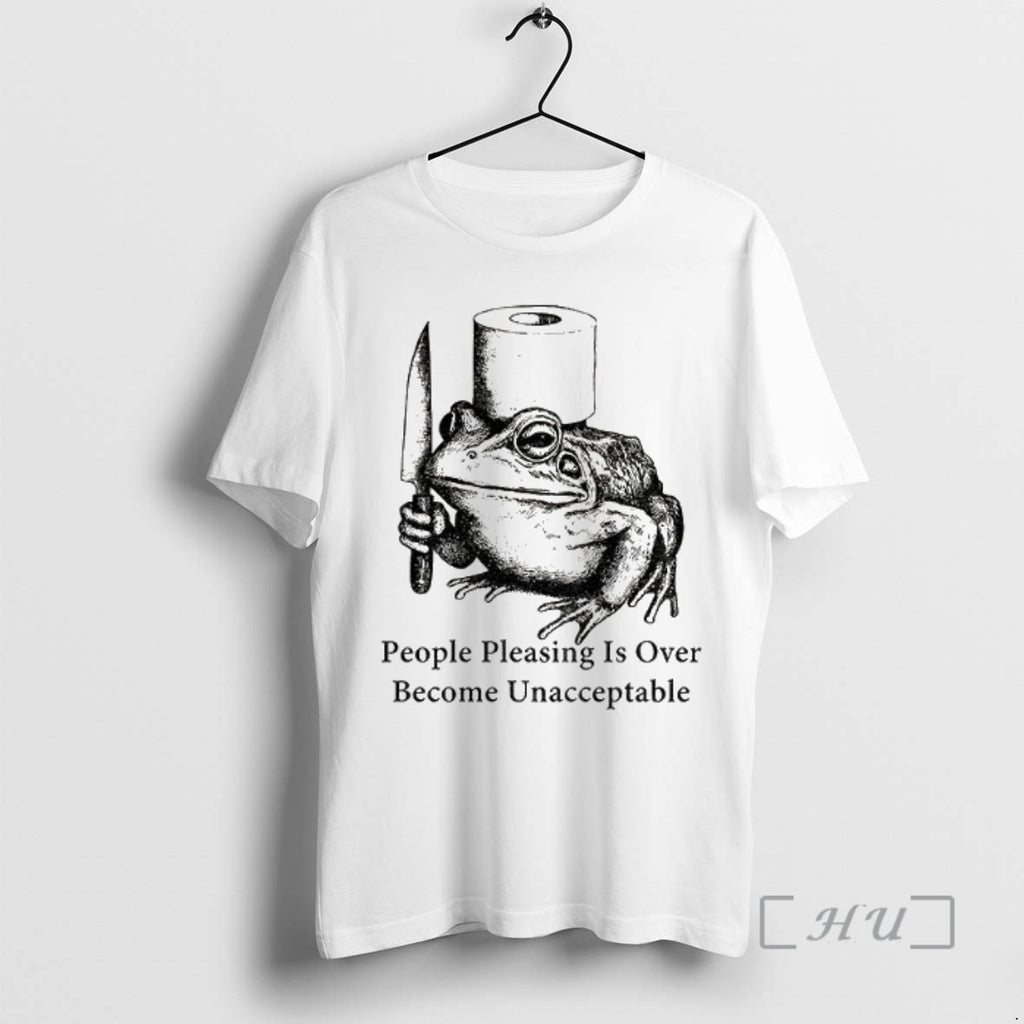 Officials Nwzzkmlb Frog Refuse To Please Others People Pleasing Is Over Become Unacceptable Premium Shirt Hoodie Sweatshirt