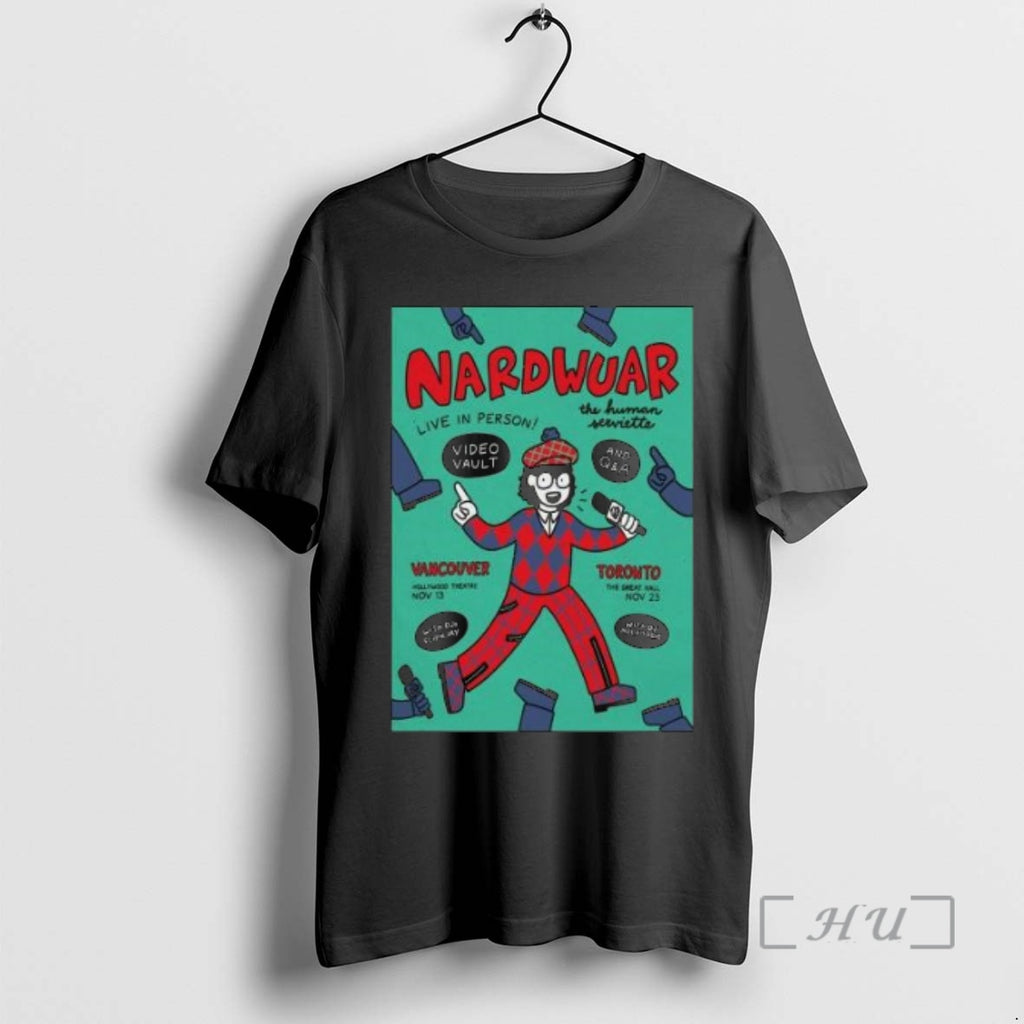 Officials Nardwuar At The Great Hall In Toronto On November 23 2025 Circle Black Premium Shirt Hoodie Sweatshirt