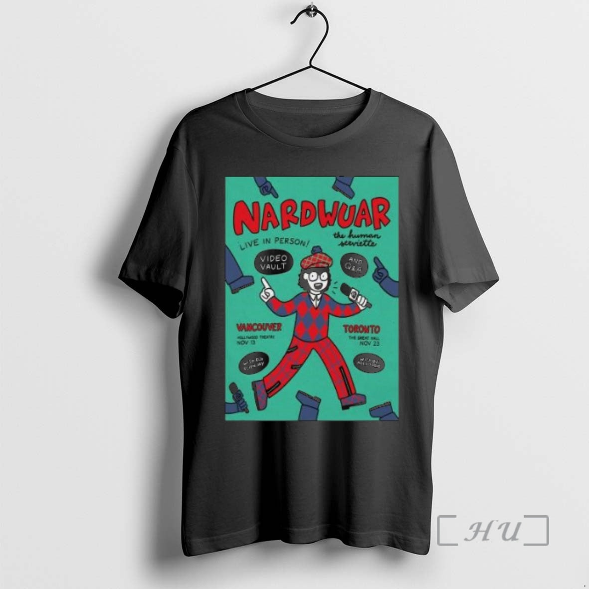Officials Nardwuar At The Great Hall In Toronto On November 23 2025 Circle Black Premium Shirt Hoodie Sweatshirt