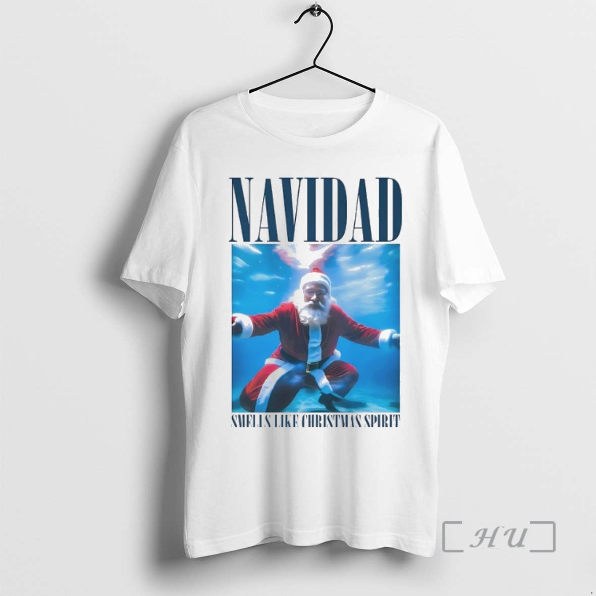 Officials Navidad Smells Like Christmas Spirit Santa Claus Shirt Hoodie Sweatshirt | PurePodTees.com