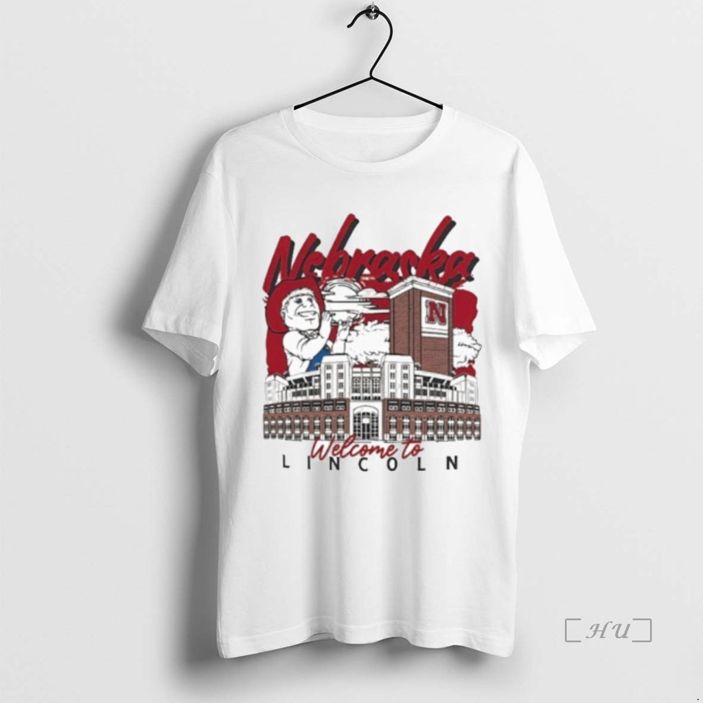 Officials Nebraska Huskers Mascot Welcome To Lincoln Campus Shirt Hoodie Sweatshirt | PurePodTees.com