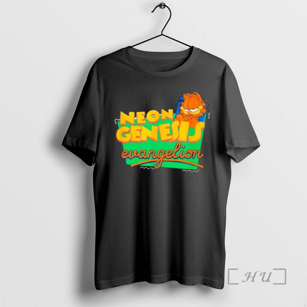 Officials Neon Genesis Evangelion The Orange Cat Shirt Hoodie Sweatshirt | PurePodTees.com