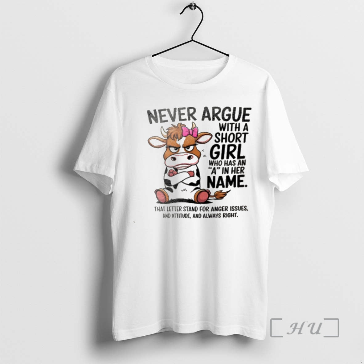 Officials Never Argue With A Short Girl Who Has An A In Her Name Premium Shirt Hoodie Sweatshirt | PurePodTees.com